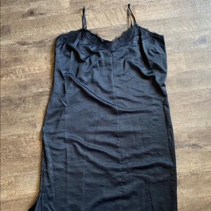 Satin midi dress
